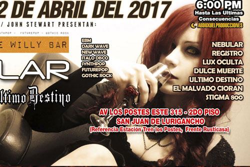 Willy bar - Portada de Evento para Facebook
